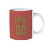 Custom Copper Rose Light Khaki Mug