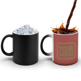 Custom Copper Rose Light Khaki Magic Mug