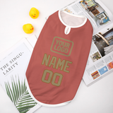 Custom Copper Rose Light Khaki Pet Vest