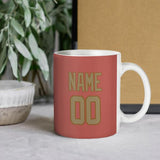 Custom Copper Rose Light Khaki Mug