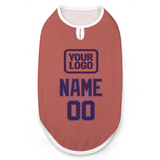Custom Copper Rose Purple Pet Vest