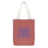 Custom Copper Rose Purple Canvas Tote Bag