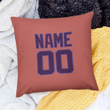 Custom Copper Rose Purple Pillowcase