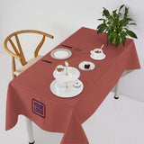 Custom Copper Rose Light Purple Square Table Cloth