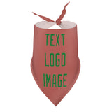 Custom Copper Rose Emerald Green Pet Scarf