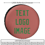 Custom Copper Rose Emerald Green Truck Tires