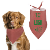 Custom Copper Rose Emerald Green Pet Scarf