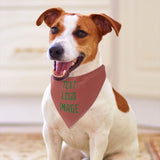 Custom Copper Rose Emerald Green Pet Scarf