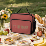 Custom Copper Rose Light Khaki Lunch Bag