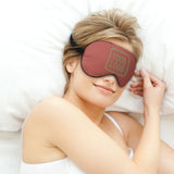 Custom Copper Rose Light Khaki Sleep Mask