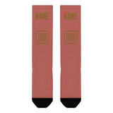 Custom Copper Rose Khaki Knee-High Sock