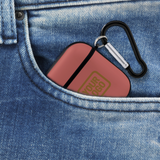 Custom Copper Rose Khaki AirPods Case