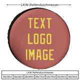 Custom Copper Rose Light Yellow Truck Tires