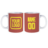 Custom Copper Rose Light Yellow Mug