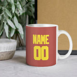 Custom Copper Rose Light Yellow Mug