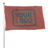 Custom Copper Rose Blue Green Flag