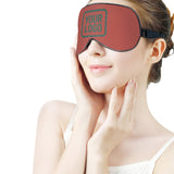 Custom Copper Rose Blue Green Sleep Mask