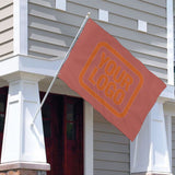 Custom Copper Rose Orange Flag