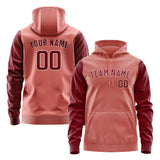 Custom Copper Rose Crimson Red Hoodie