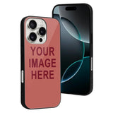 Custom Copper Rose Crimson Red Phone Case