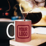 Custom Copper Rose Crimson Red Mug