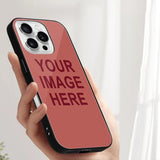 Custom Copper Rose Crimson Red Phone Case