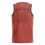 Custom Copper Rose & Copper Rose Colors Design Sports Basketball Jersey