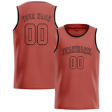 Custom Copper Rose & Copper Rose Colors Design Sports Basketball Jersey