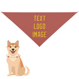Custom Copper Rose Gold Pet Scarf