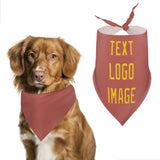 Custom Copper Rose Gold Pet Scarf