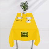 Custom Gold Olive Square Table Cloth