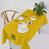Custom Gold Olive Square Table Cloth