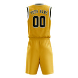 Custom Gold Olive Basketball Set