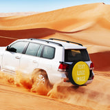 Custom Gold Cream Truck Tires