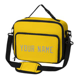 Custom Gold Gray Lunch Bag