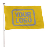 Custom Gold Gray Flag