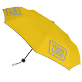 Custom Gold Gray Automatic Umbrella