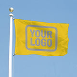 Custom Gold Gray Flag