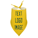 Custom Gold Green Pet Scarf