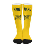 Custom Gold Dark Green Knee-High Sock
