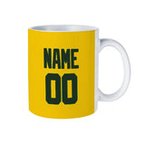 Custom Gold Dark Green Mug