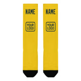 Custom Gold Dark Green Knee-High Sock