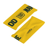 Custom Gold Dark Green Sports headband