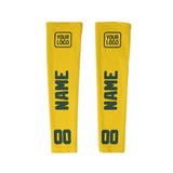 Custom Gold Dark Green Arm Sleeve