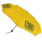 Custom Gold Dark Green Automatic Umbrella