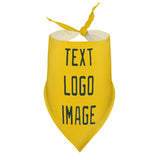 Custom Gold Dark Green Pet Scarf
