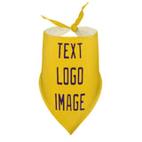 Custom Gold Purple Pet Scarf
