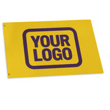Custom Gold Purple Flag
