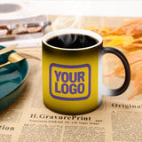 Custom Gold Light Purple Magic Mug