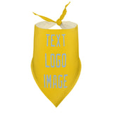 Custom Gold Light Blue Pet Scarf